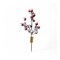 15.5" Red Snow Crabapple Pick – Frosted Faux Berry Stem-224556